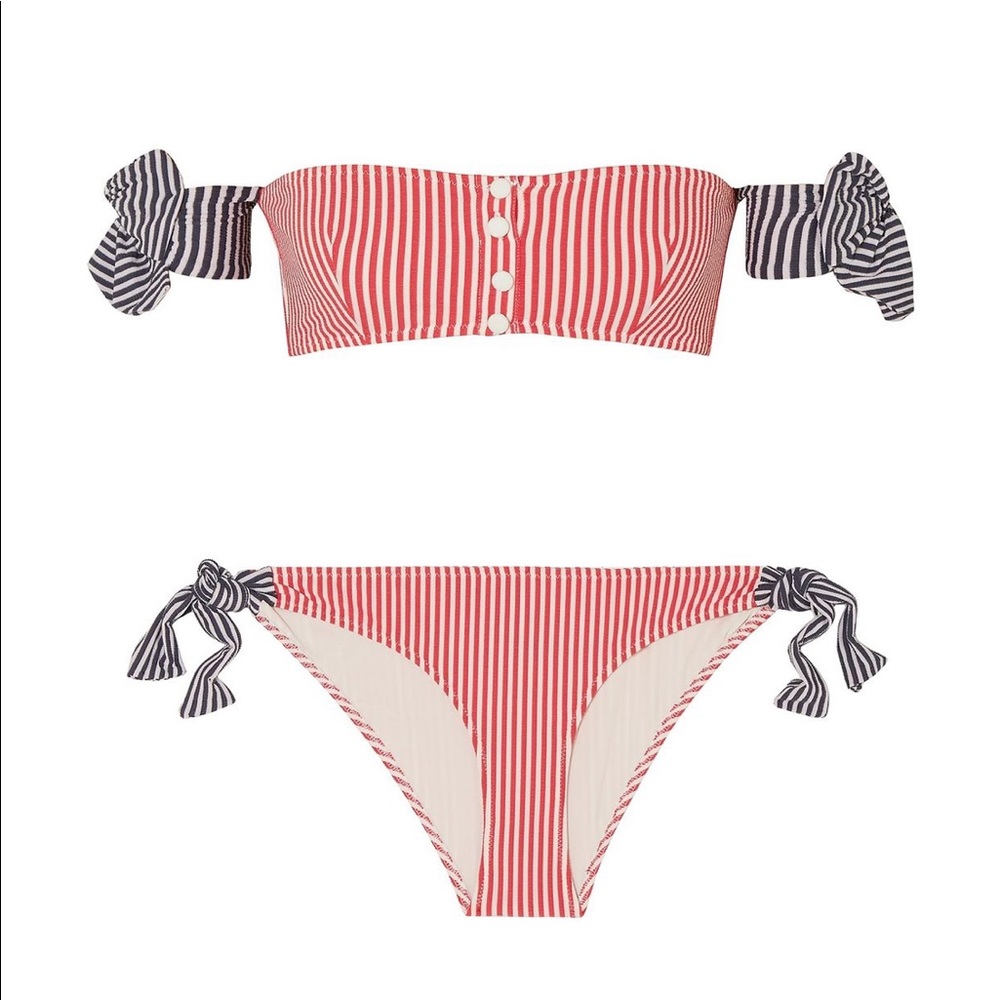 NWT Solid & Striped Mackenzie Bikini